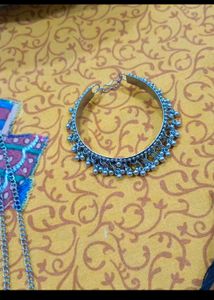 Boho Oxidized Silver Jewellery Set