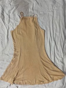 Tan Mini Dress