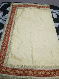 Viral saree with Red velvet lace&amp; freebie 🎁