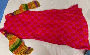 Vibrant Pink Ethnic Kurta