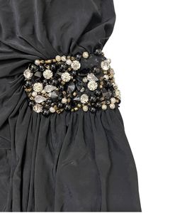 embellished bodycon one shoulder dress