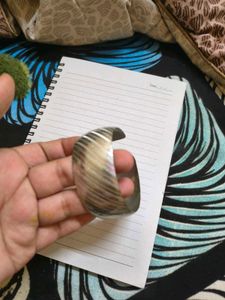 trending navratri Unique Silver Tone Bracelet