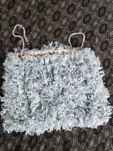 Light Blue Fluffy Top