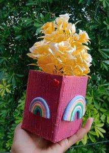 Rainbow Heart Planter