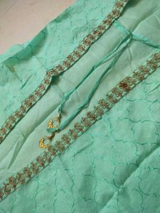 Beautiful Mint Green anarkali Set
