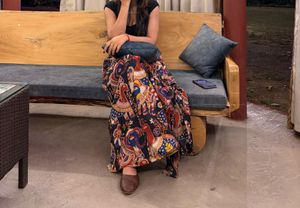 Beautiful Printed Lehenga Skirt Set