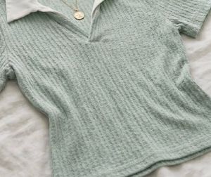 ZARA (DUPE) mint green crop top 🍐