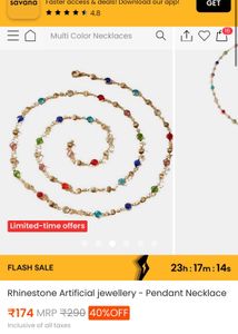 combo 2 gold necklaces