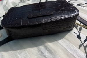 Hidesign Elina Animal Leather Structured Sling Bag