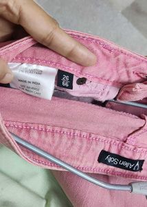 Allen Solly Pink Denim Jeans
