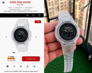 CASIO G-SHOCK Transparent Frost Edition ⌚