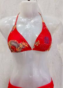 4258. Red bralette