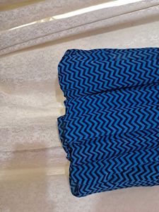 Bubble Hem Chevron Top/Dress