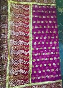 Heavy Bridal Wear  Saree..with Golden Zari Work...
