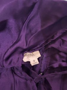 new Satin Flare Dress