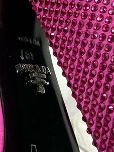 PRADA Sparkling Platform Heels