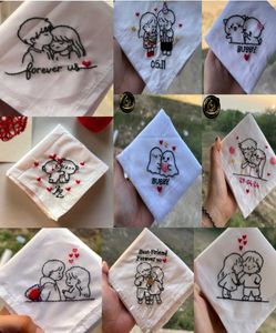 Custom Embroidered Handkerchief any three