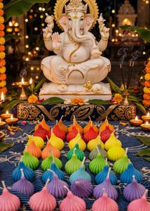 Colorful Modak Shaped Scented Candles