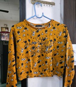 Floral Print Crop Top