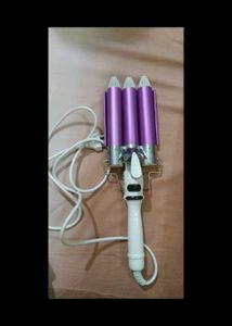 Purple Triple Barrel Hair Waver