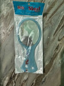 Cute Blue Handheld Mirror