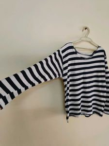Classic Striped Long Sleeve Top