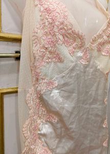 Elegant Lace Trim Slip Dress