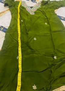 Beautiful Green Kurta Set with Dupatta