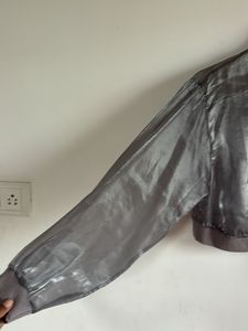 Sheer Bomber Jacket