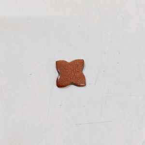Sparkling Clover Charm gold (sun) stone