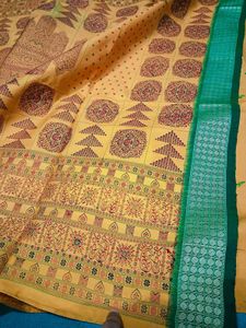 Pure silk Odisha Bomkai Saree