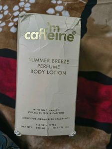 I'm From Caffeine perfume Body Lotion new unused