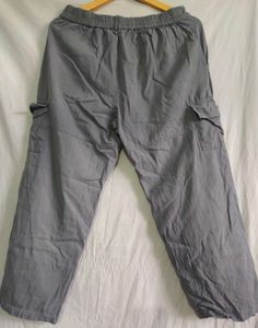 Korean Stylish Grey Cargo Pants for Women