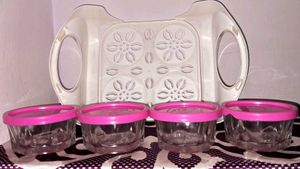 Pink &amp; White Tiffin Box
