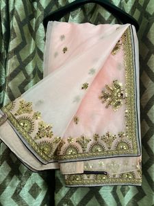 Pure Designer Organza Gota Pati Saree