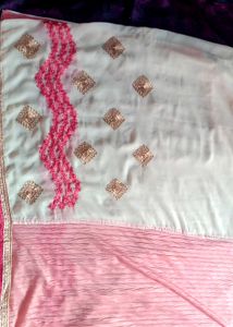 Beautiful Creamy And Pink Colour