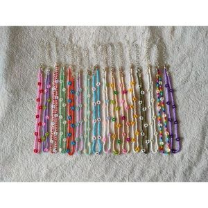 Daisy Beaded Bracelet Set of 3