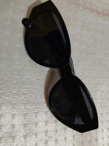 John Jacobs Black Cat-Eye Sunglasses