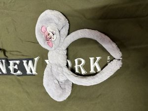 Cute Grey Mouse Ear Headband