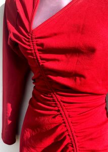 Bodycon Fitted adjustable Red Classic Dress❤️