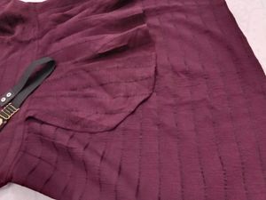Burgundy Two-Piece Set