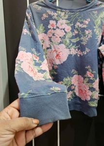 Floral Print Sweatshirt