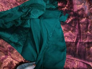 Beautiful Green👗🥳 &amp; Orange Ethnic Skirt