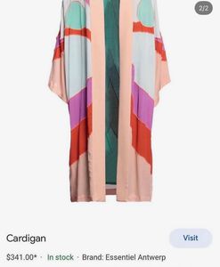 Boho Patchwork Long Kimono Cardigan