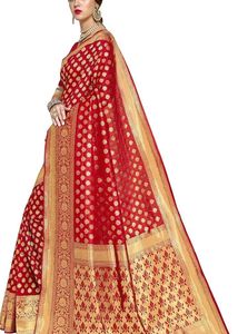 Royal Red Banarasi Silk