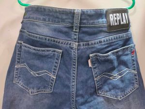 REPLAY 30'in Stylish Blue Denim Jeans
