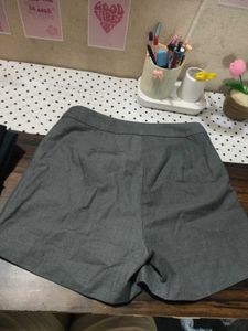 Classic Grey Tailored Shorts