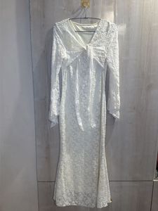 Savana Elegant White Lace Gown