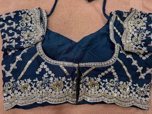 Embroidered Blue lehenga