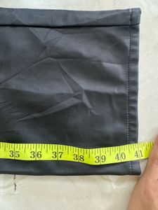 Black Faux Leather Pants